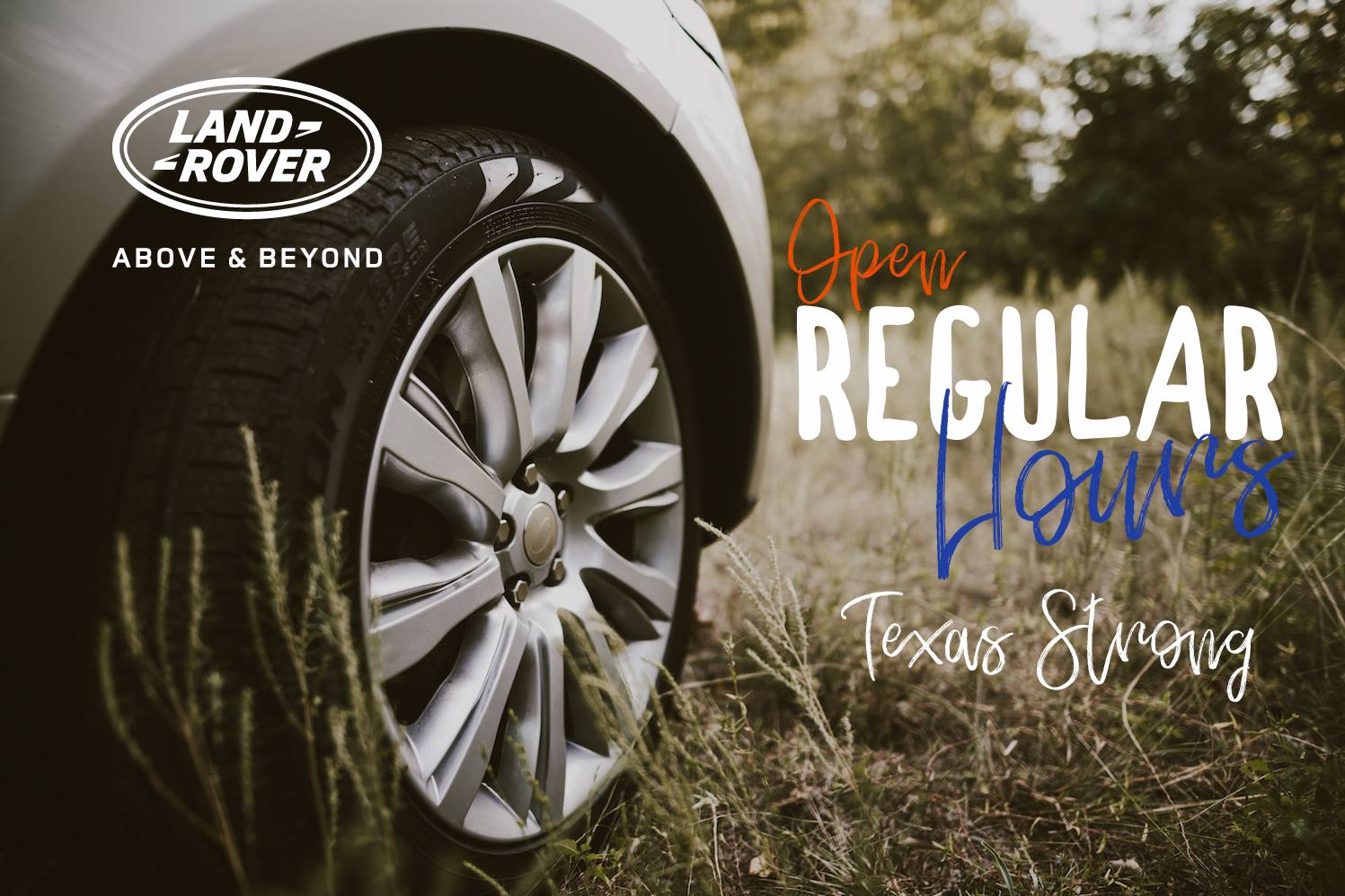 texas strong hurricane harvey land rover