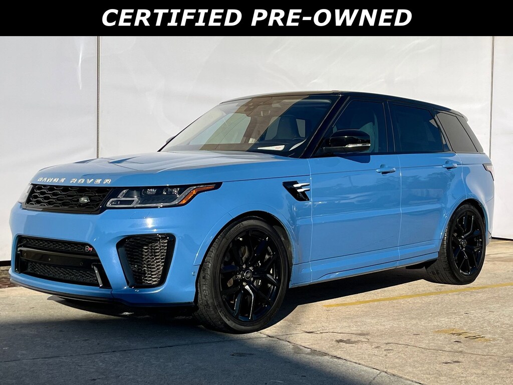 Certified 2022 Land Rover Range Rover Sport SVR SUV