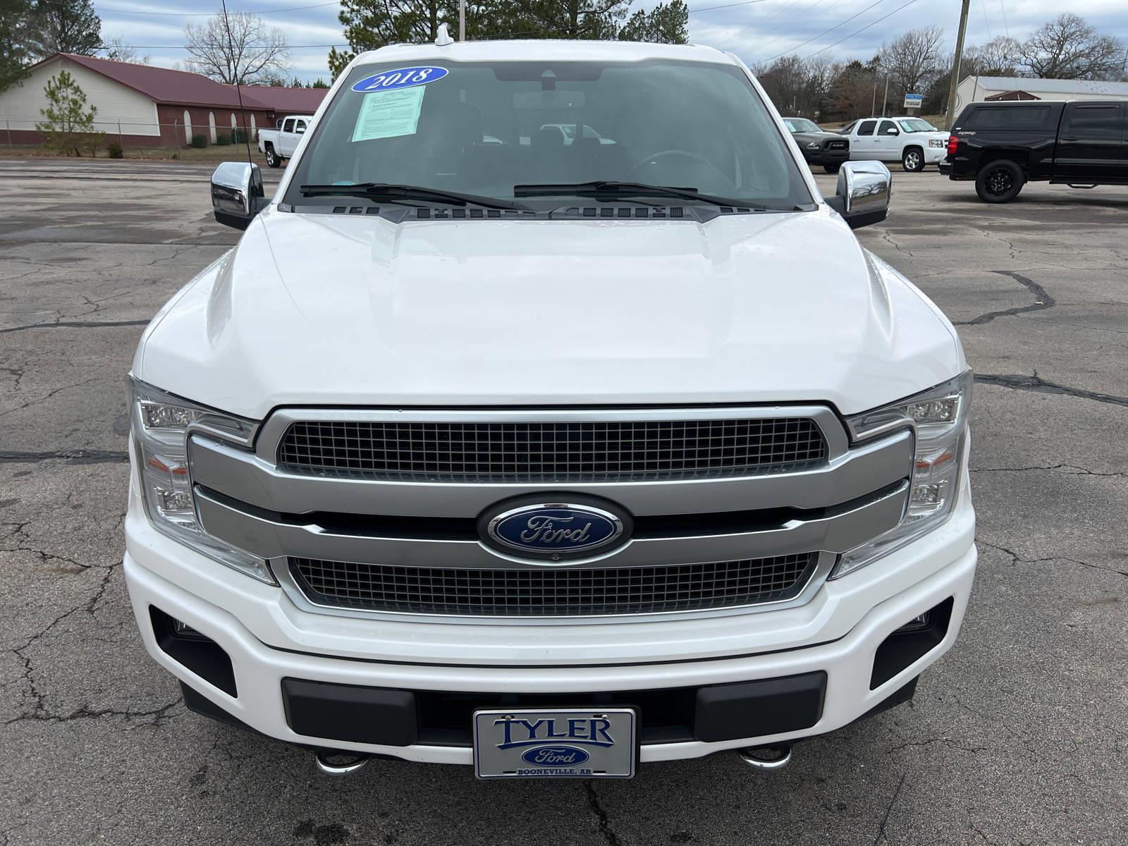 Used 2018 Ford F-150 Platinum with VIN 1FTEW1EG8JFB57757 for sale in Little Rock