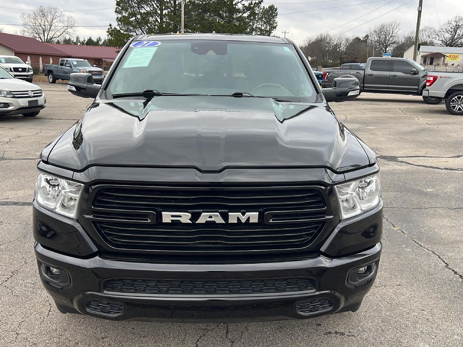 Used 2021 RAM Ram 1500 Pickup Big Horn/Lone Star with VIN 1C6SRFBT1MN621983 for sale in Little Rock