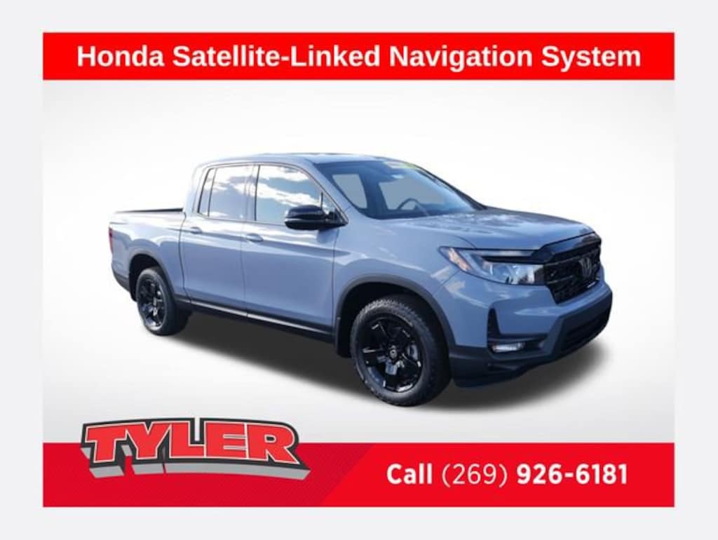 New 2026 Honda Ridgeline Black Edition Truck Crew Cab