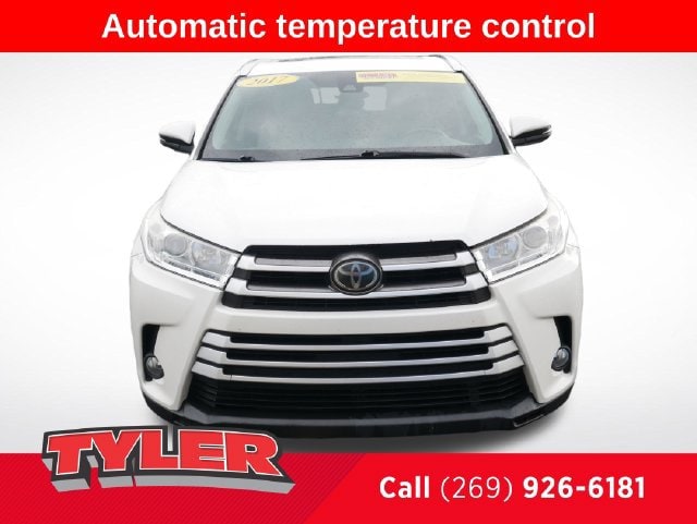 Used 2017 Toyota Highlander XLE with VIN 5TDJZRFH9HS368374 for sale in Stevensville, MI