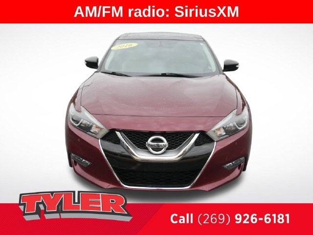 Used 2016 Nissan Maxima SL with VIN 1N4AA6AP1GC445040 for sale in Stevensville, MI