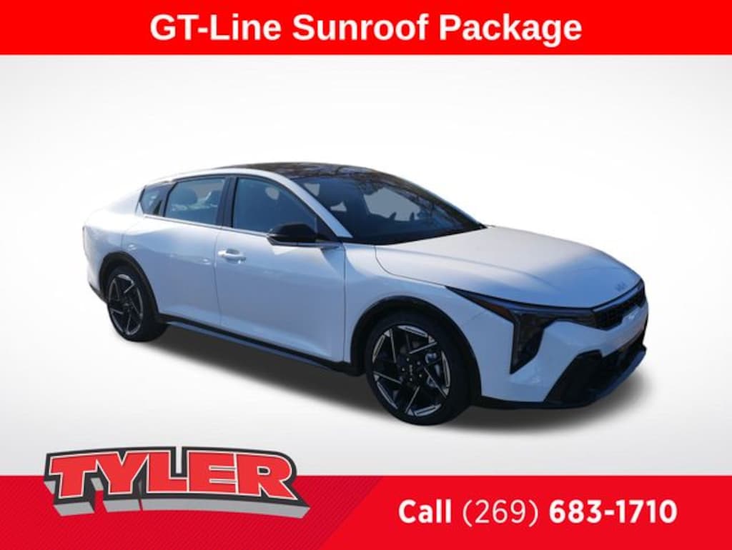 New 2025 Kia K4 GT-Line Sedan