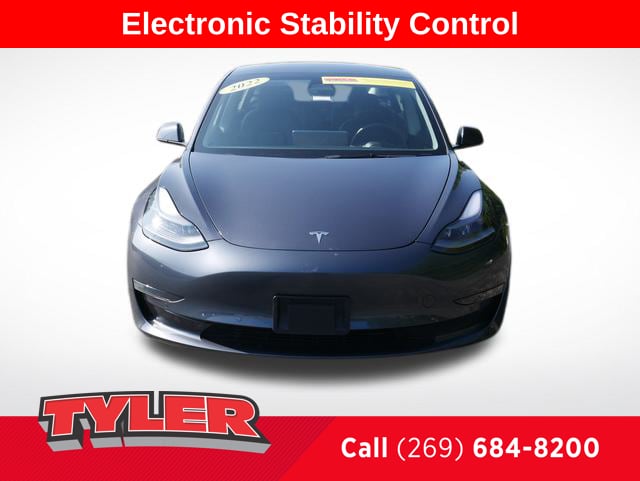 Used 2022 Tesla Model 3 Base with VIN 5YJ3E1EA3NF368557 for sale in Niles, MI