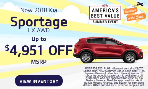 New 2018 Kia Sportage