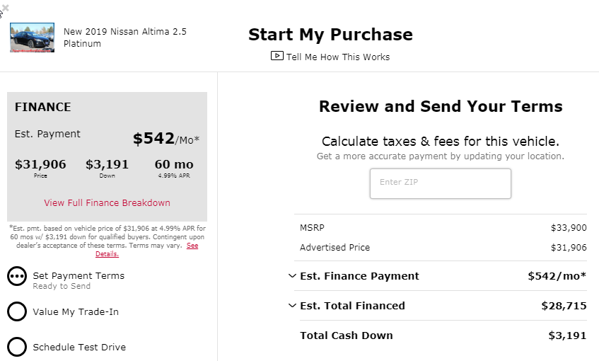 Determine Payment
