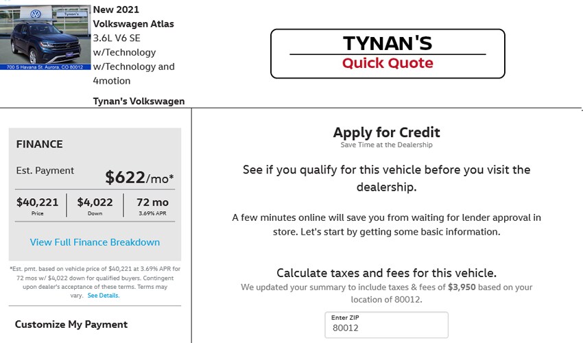 Apply for Credit
