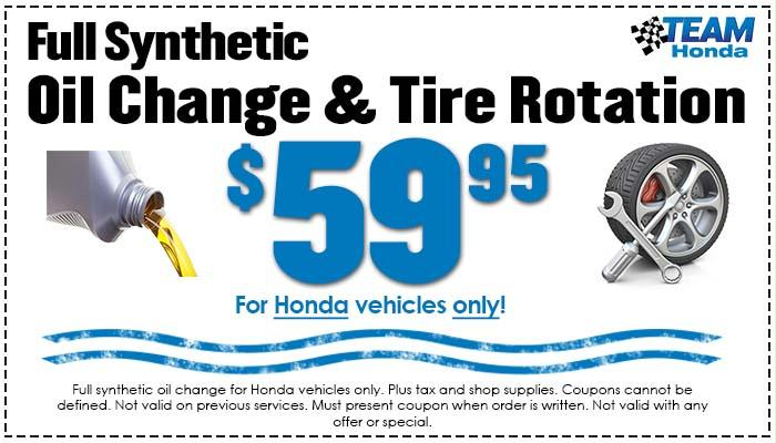 $59.95 Oil / Tire $59.95 Oil / Tire