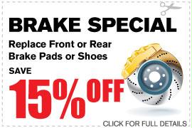 Brake Special