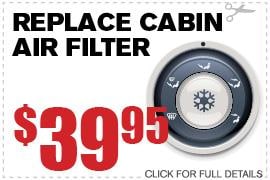 Toyota Cabin Air Filter Service Special Dallas Texas