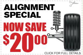 Toyota Alignment Service Special Dallas Texas