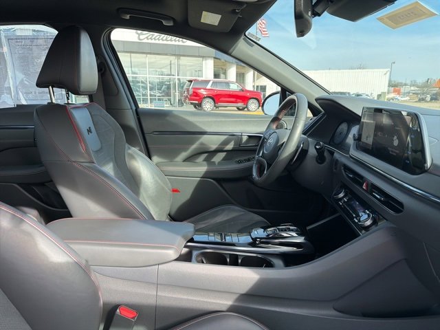 Used 2021 Hyundai Sonata N Line with VIN 5NPEK4JC3MH127091 for sale in Vincennes, IN