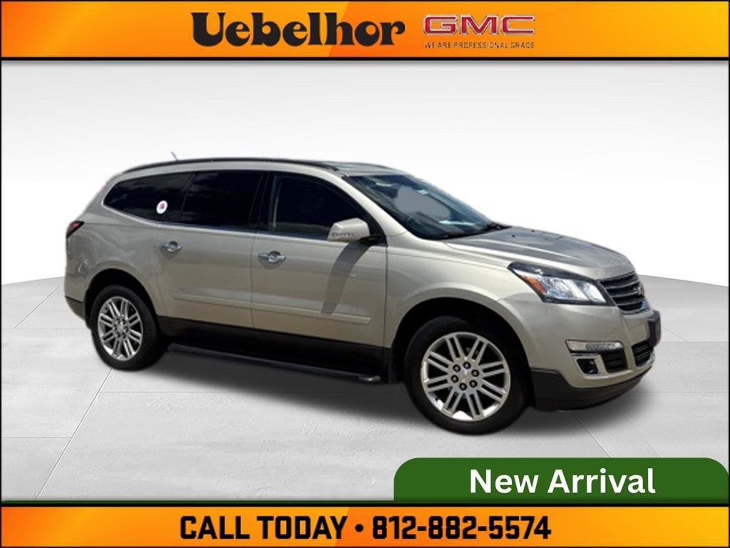 Used 2015 Chevrolet Traverse 1LT with VIN 1GNKRGKD8FJ148799 for sale in Jasper, IN