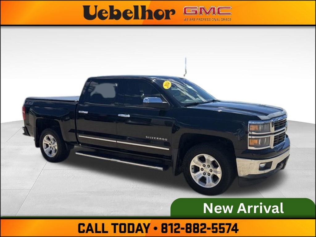 Used 2014 Chevrolet Silverado 1500 LTZ with VIN 3GCUKSEC9EG344617 for sale in Vincennes, IN