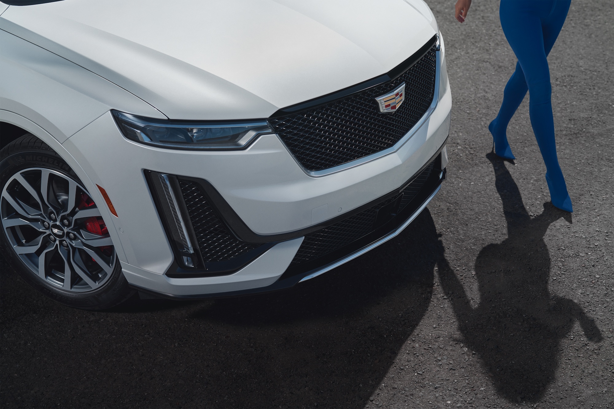 cadillac white vehicle