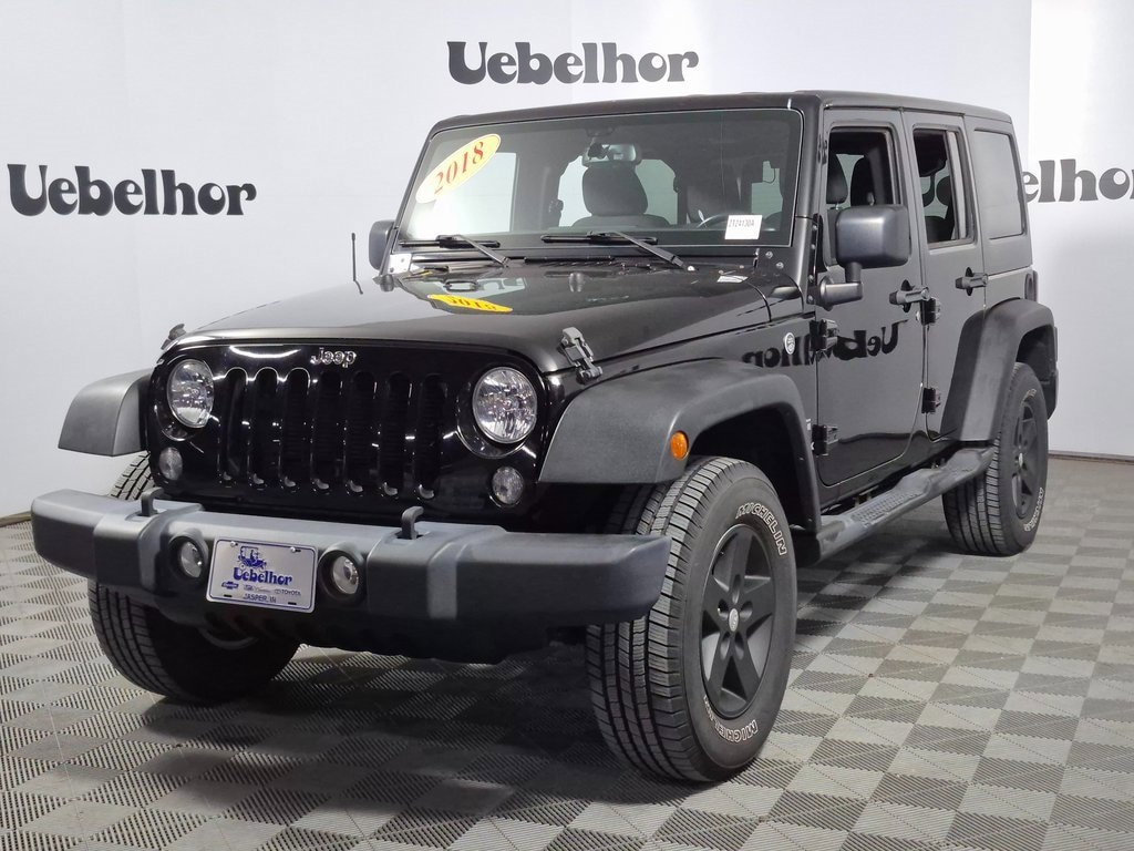 Used 2018 Jeep Wrangler JK Unlimited Sport S SUV