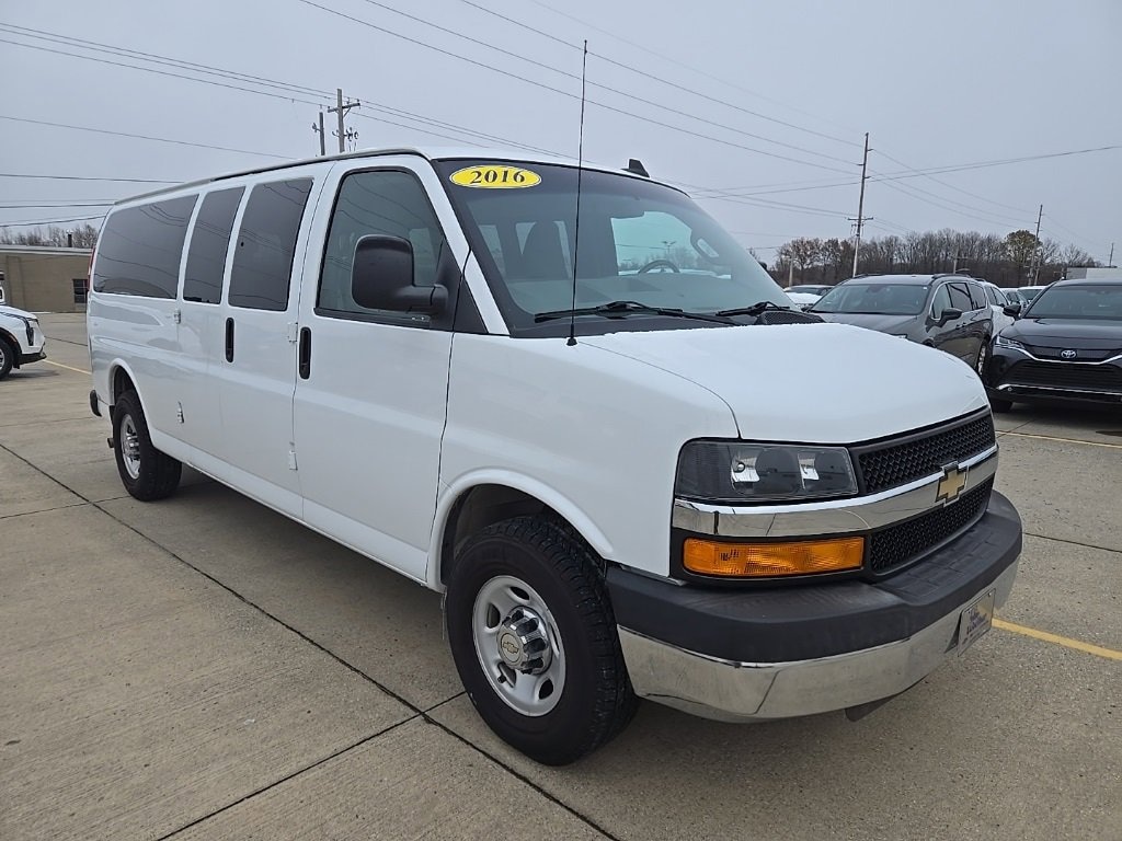 Used 2016 Chevrolet Express Passenger 3500 LT Van Extended Passenger Van