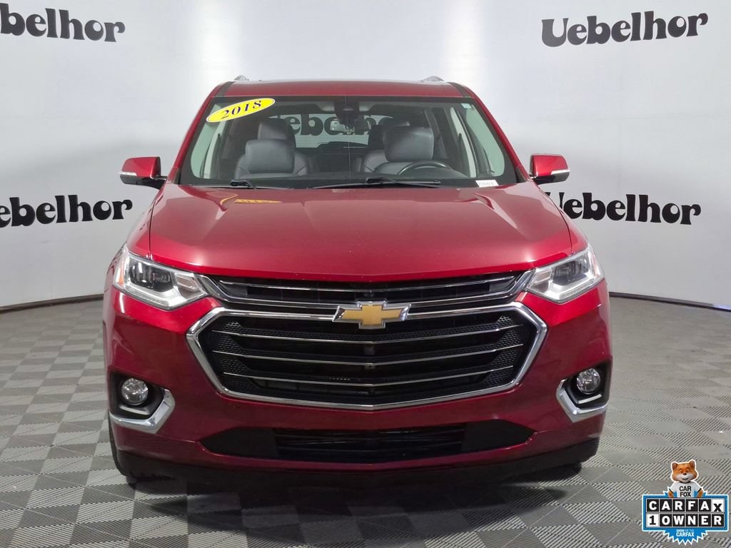 Used 2018 Chevrolet Traverse Premier with VIN 1GNEVJKW5JJ230652 for sale in Jasper, IN