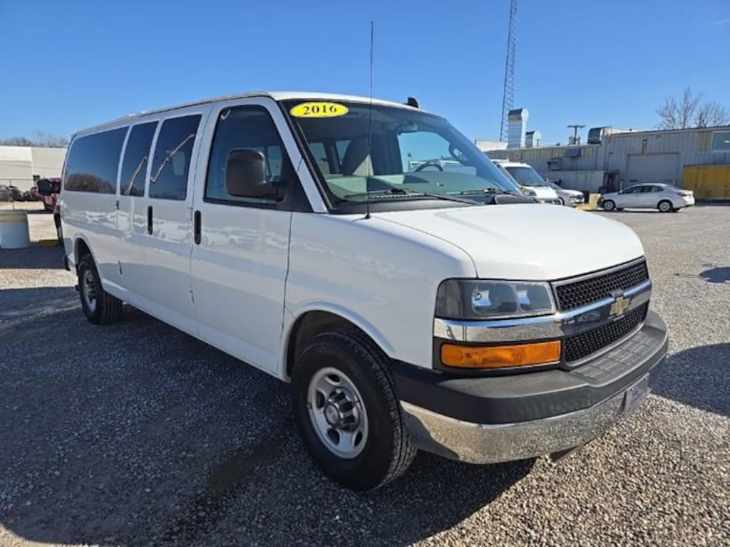 Used 2016 Chevrolet Express Passenger 3500 LT Van Extended Passenger Van