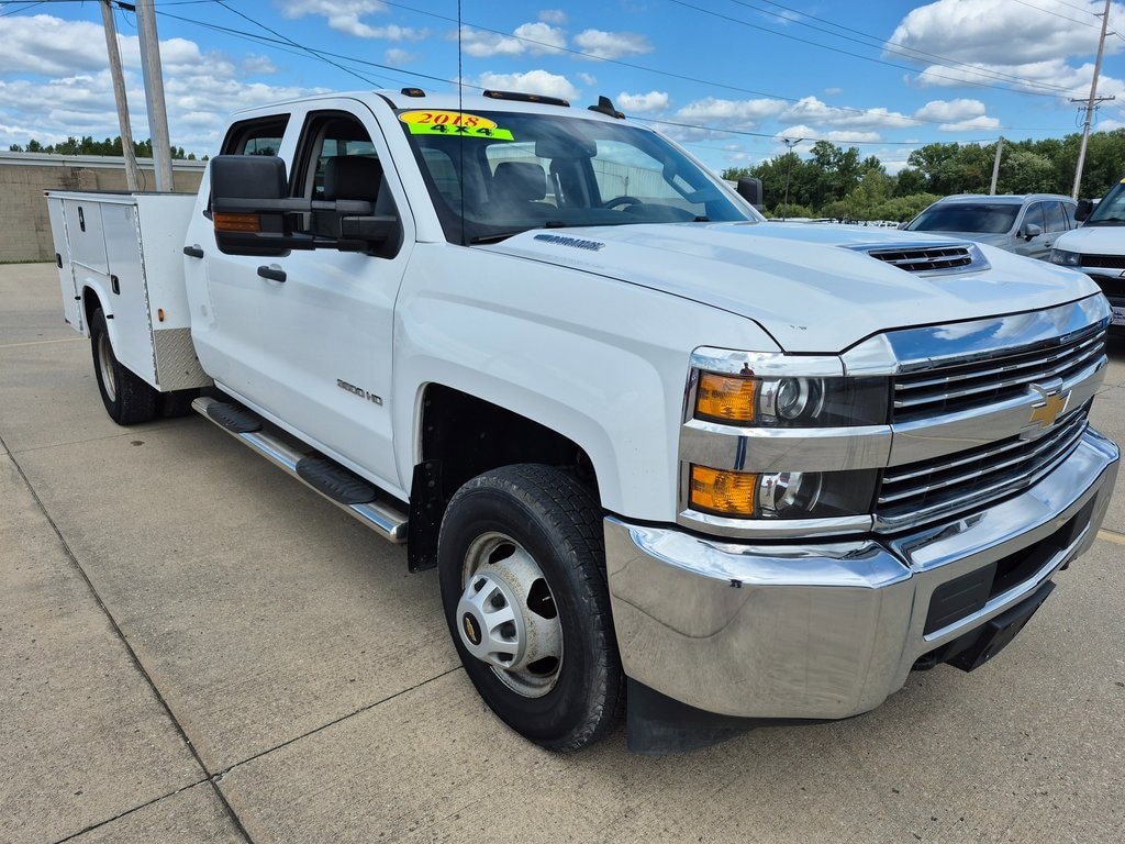 Used 2018 Chevrolet Silverado 3500 HD Chassis Cab Work Truck Truck Crew Cab