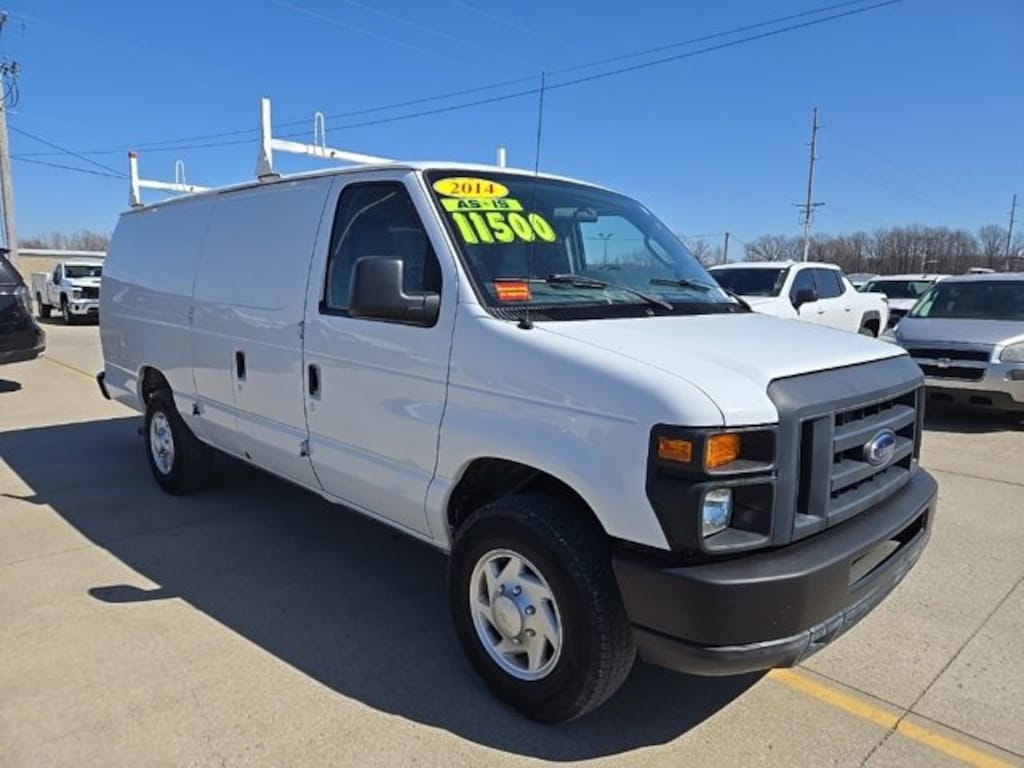 Used 2014 Ford Econoline Cargo Van Commercial Van Extended Cargo Van
