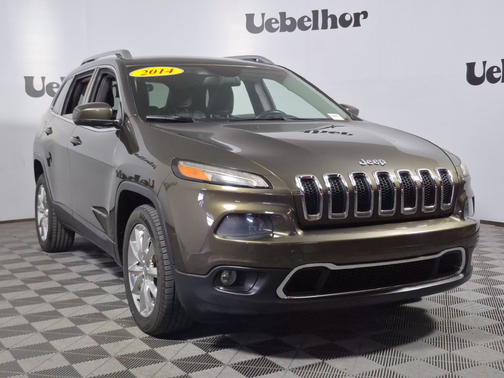 Used 2014 Jeep Cherokee Limited with VIN 1C4PJLDB8EW205367 for sale in Jasper, IN