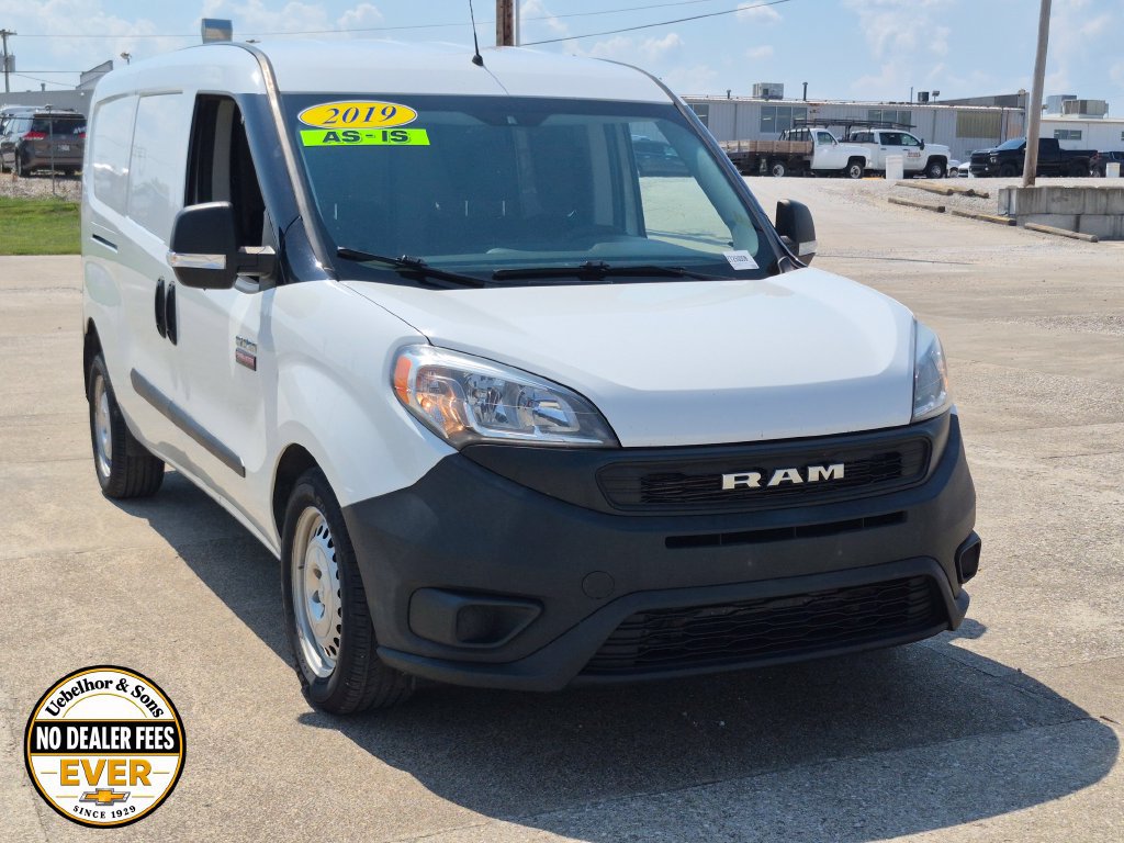 Used 2019 RAM Promaster City Tradesman with VIN ZFBHRFAB8K6M31829 for sale in Jasper, IN