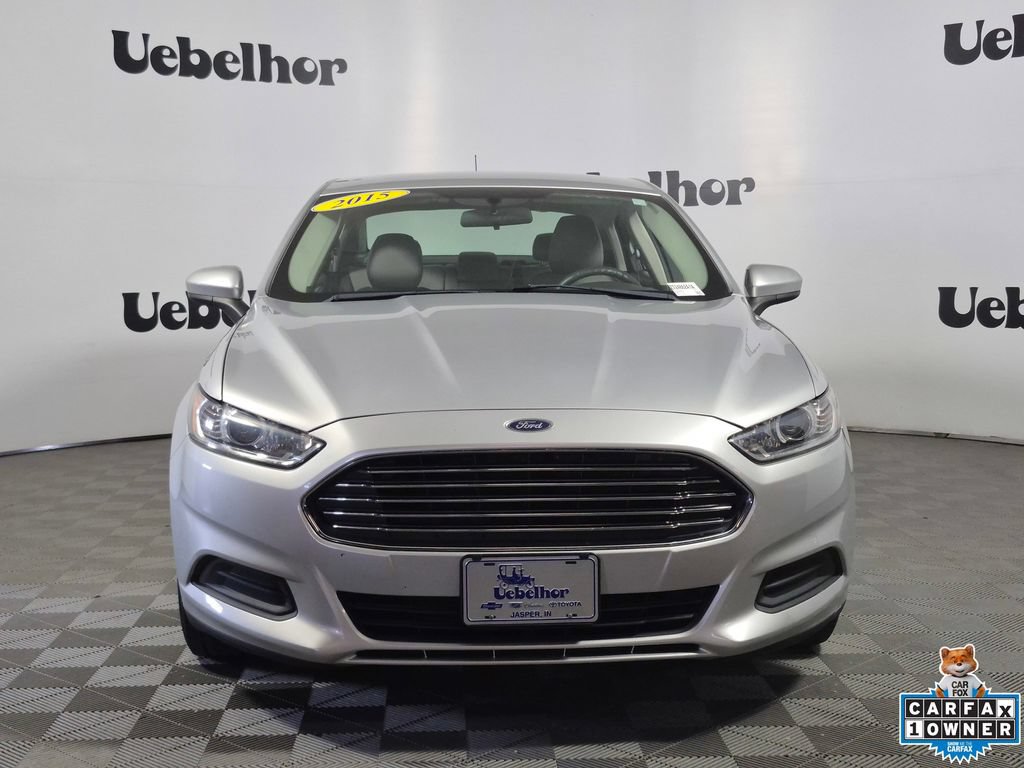 Used 2015 Ford Fusion S with VIN 3FA6P0G76FR125527 for sale in Jasper, IN