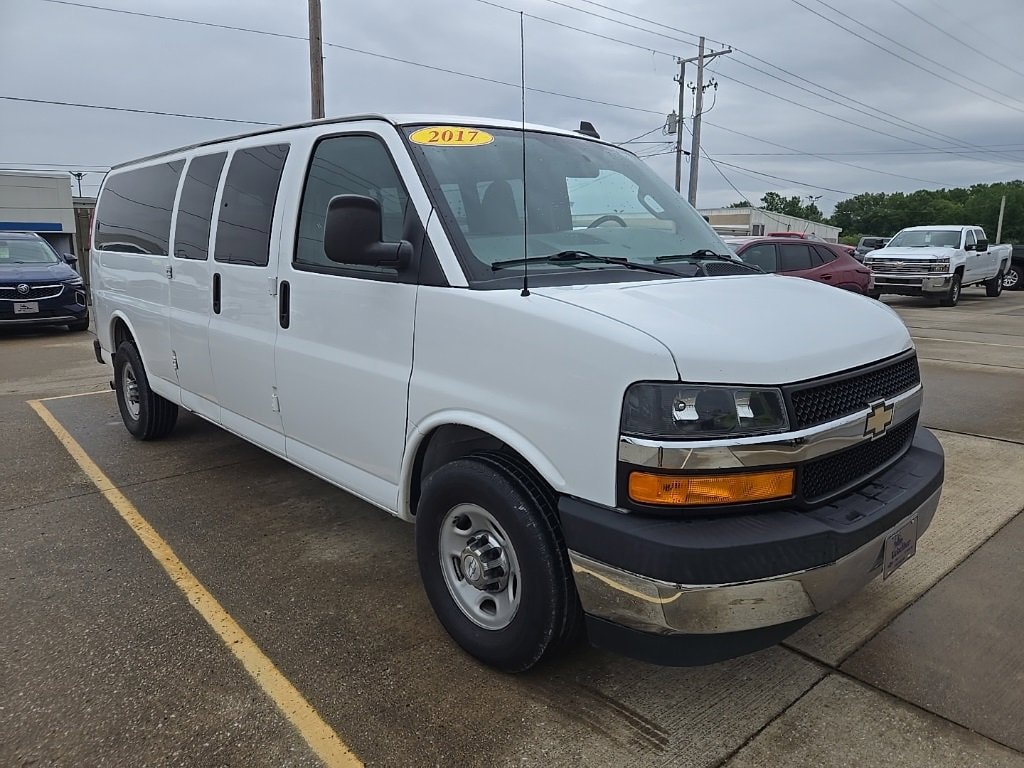 Used 2017 Chevrolet Express Passenger 3500 LT Van Extended Passenger Van