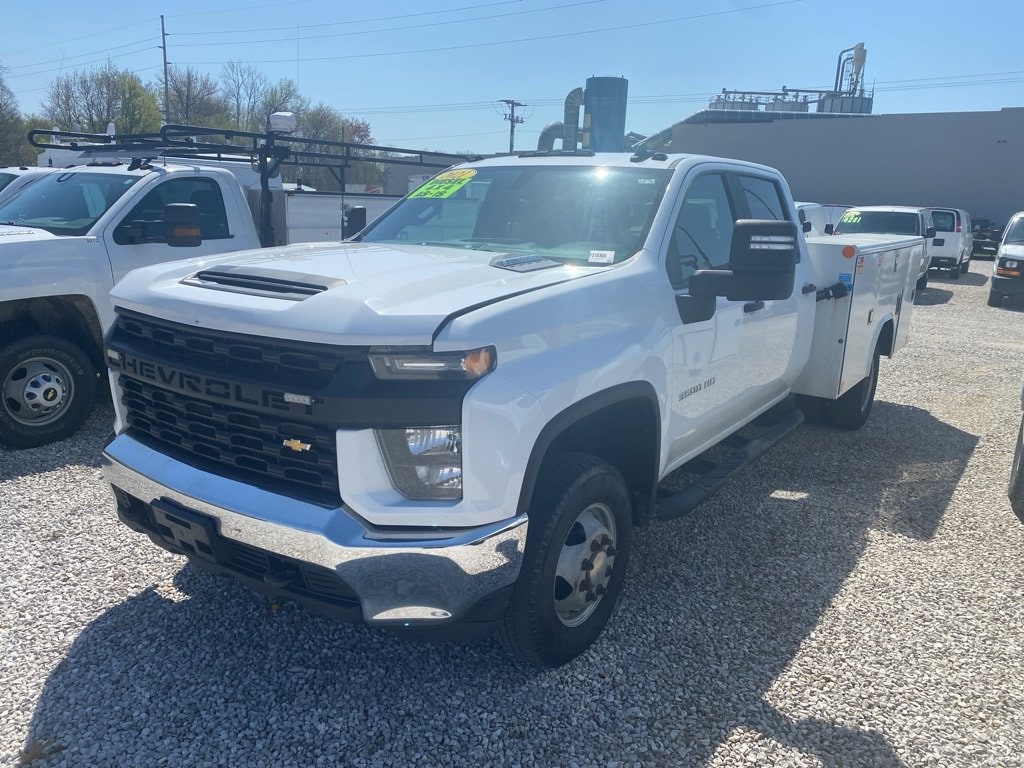 Used 2021 Chevrolet Silverado 3500 HD Chassis Cab Work Truck Truck Crew Cab
