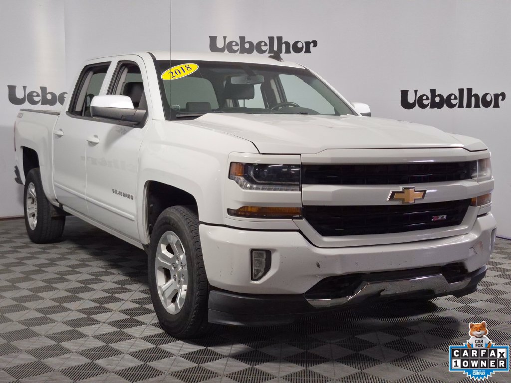 Used 2018 Chevrolet Silverado 1500 LT with VIN 3GCUKRECXJG311578 for sale in Jasper, IN