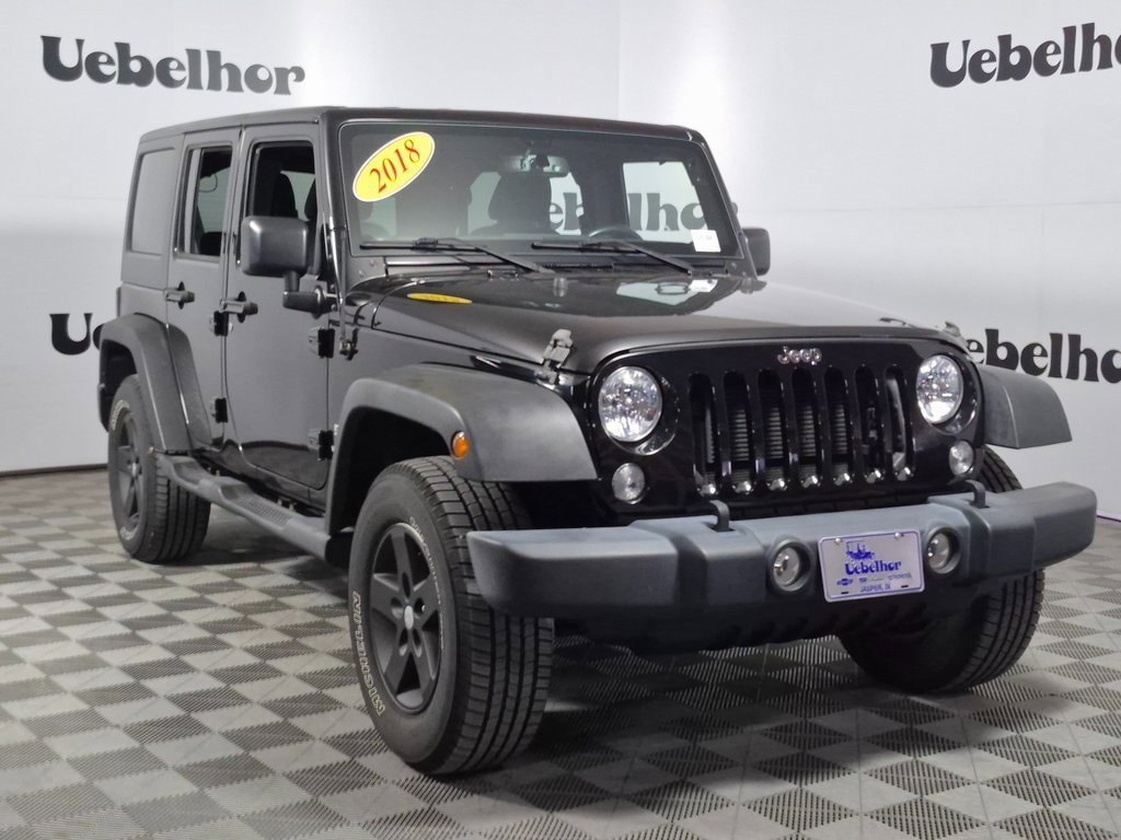 Used 2018 Jeep Wrangler JK Unlimited Sport S