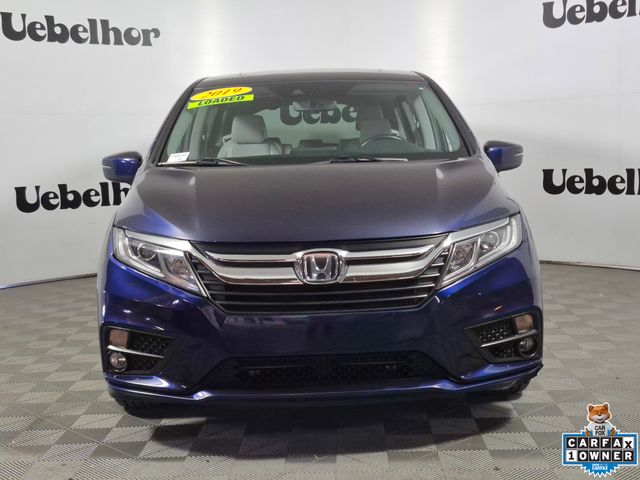 Used 2019 Honda Odyssey EX-L with VIN 5FNRL6H7XKB012857 for sale in Jasper, IN