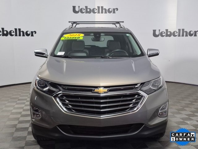 Used 2018 Chevrolet Equinox Premier with VIN 3GNAXWEX3JL137552 for sale in Jasper, IN