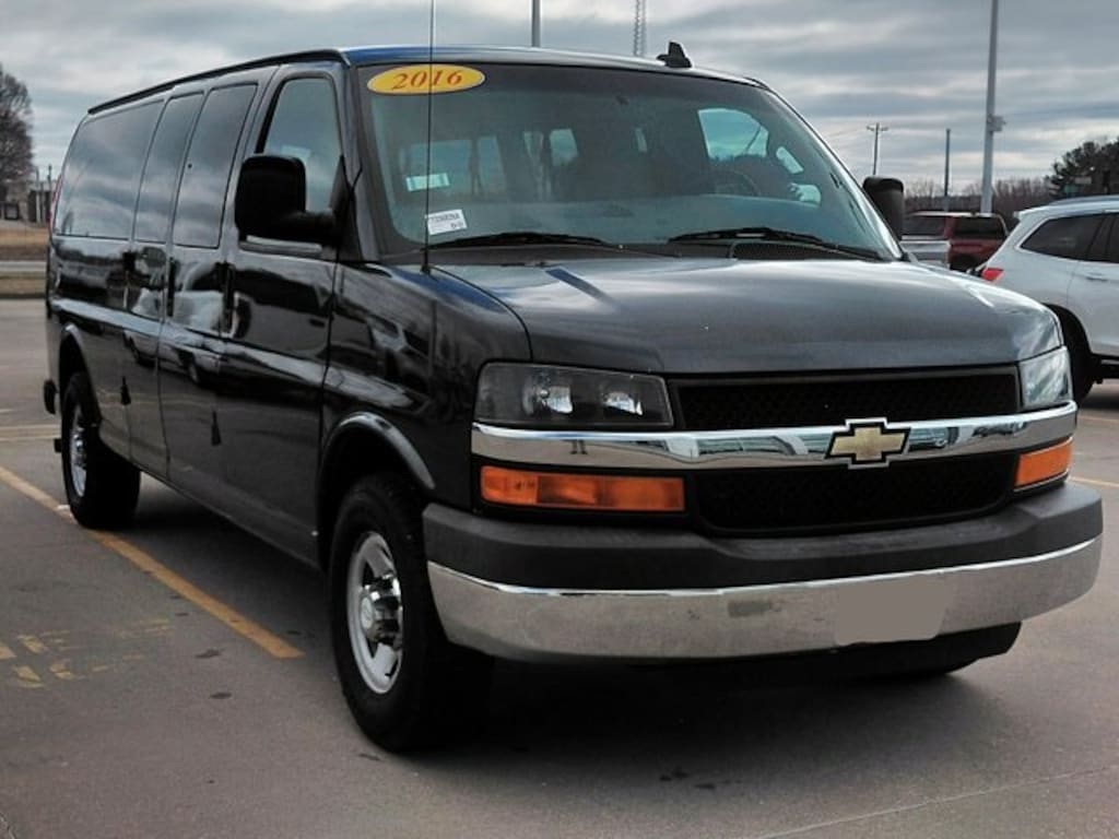 Used 2016 Chevrolet Express 3500 LT Van Extended Passenger Van