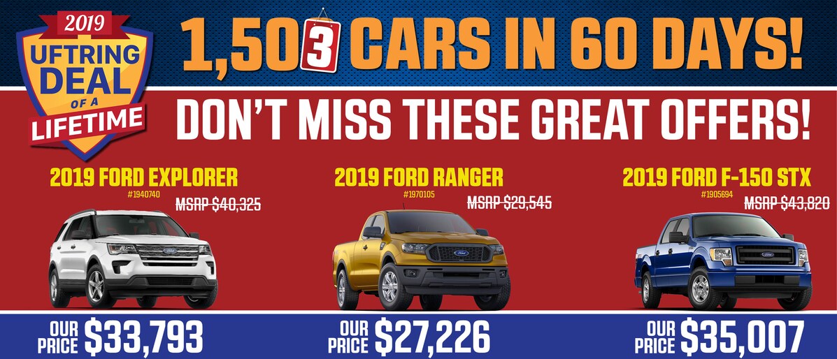 New Ford & Subaru and Used Car Dealer in East Peoria Uftring Automall