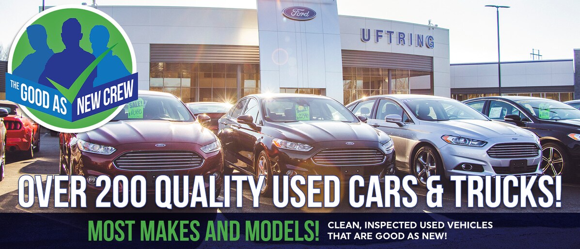 New Ford & Subaru and Used Car Dealer in East Peoria Uftring Automall