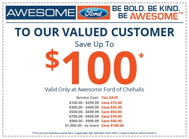 Service Coupons | Awesome Ford