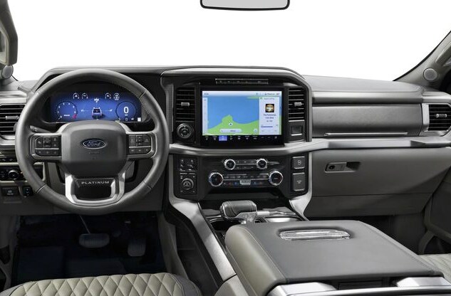 Ford F-150 dashboard view