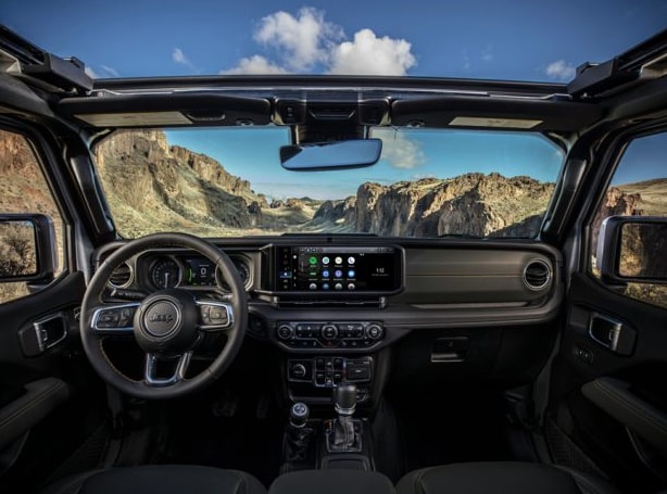 Jeep Wrangler 4xe interior and technology
