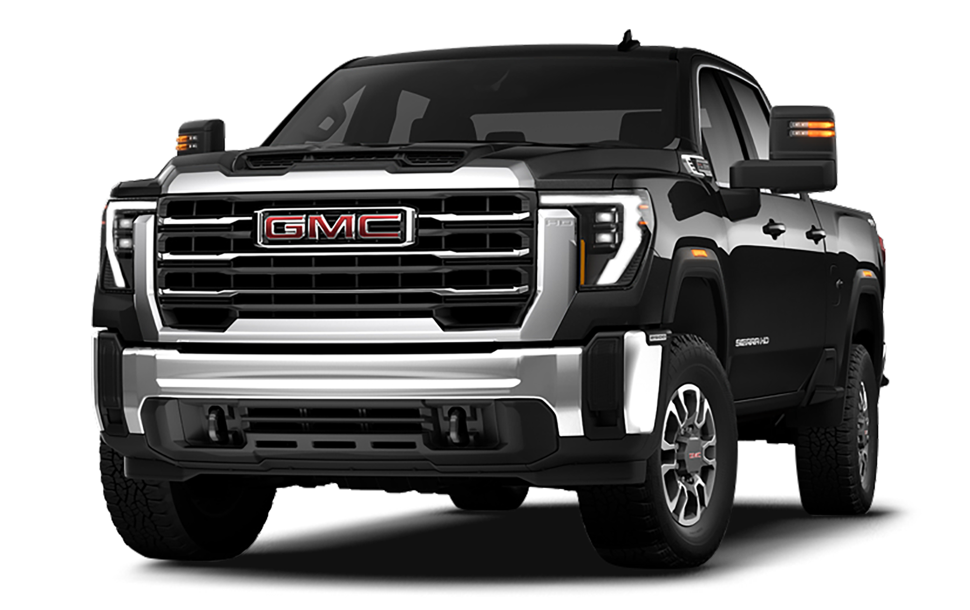 Black GMC Sierra 2500 HD Crew Cab