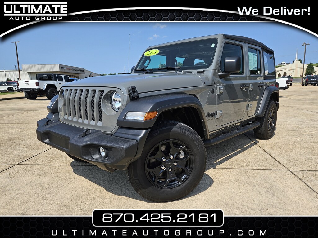 Used 2023 Jeep Wrangler 4-DOOR SPORT 4X4 SUV