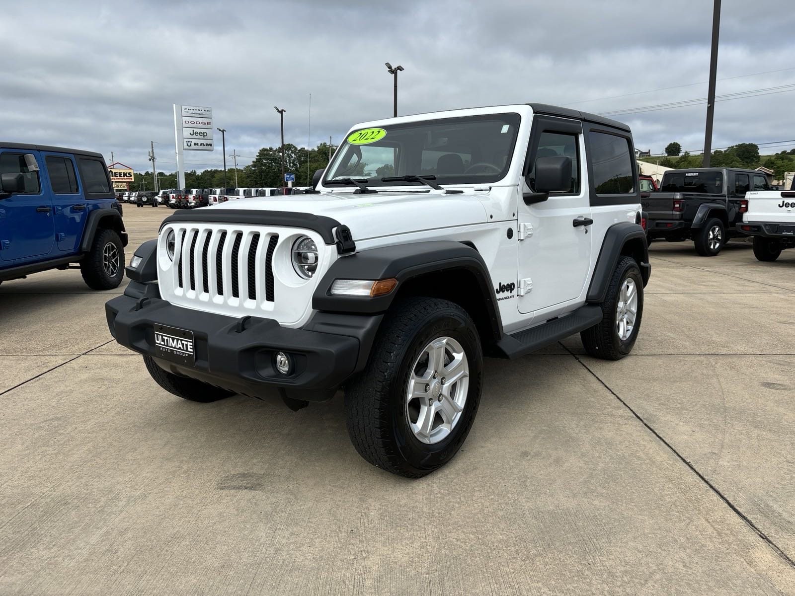 Used 2022 Jeep Wrangler Sport S with VIN 1C4GJXAN7NW169158 for sale in Mountain Home, AR