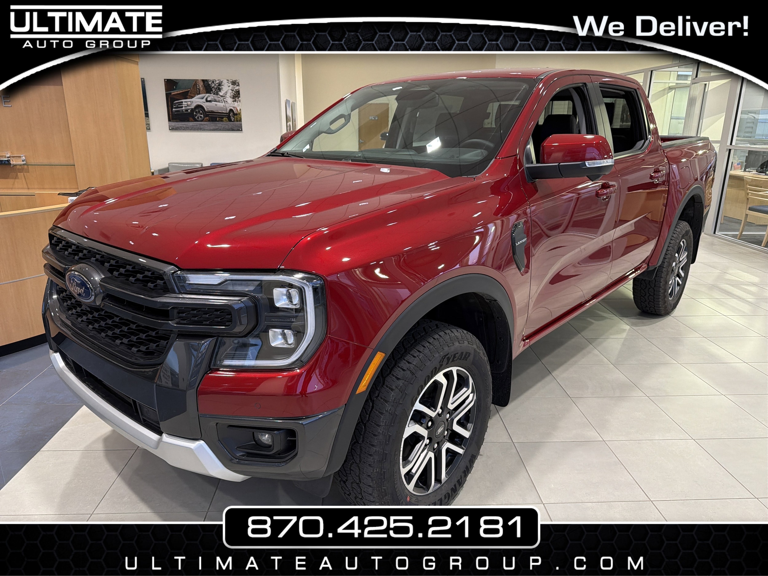 2025 Ford Ranger LARIAT 4WD SuperCrew 5 Box 