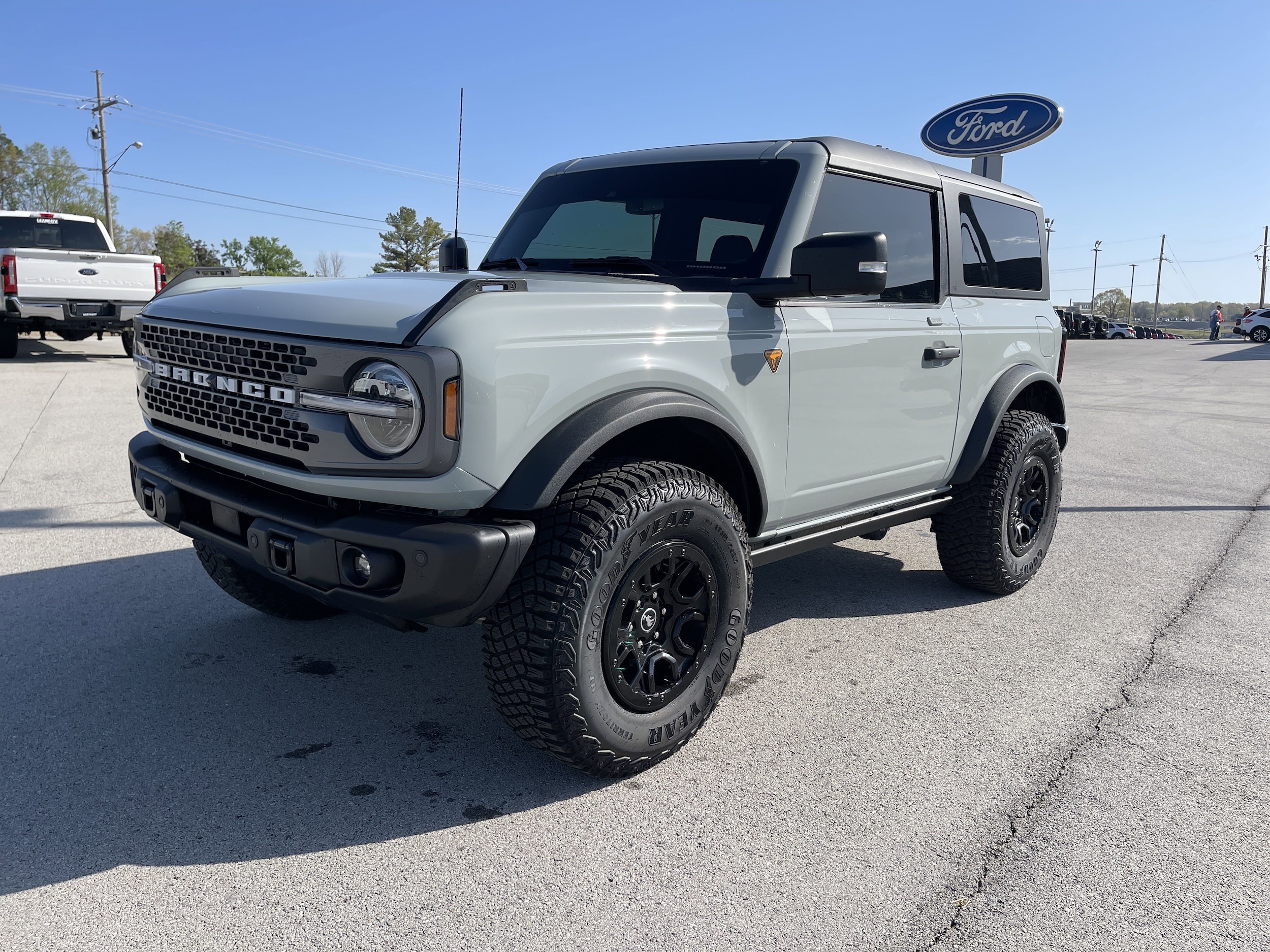 Used 2023 Ford Bronco 2-Door Badlands with VIN 1FMDE5CPXPLB62683 for sale in Mountain Home, AR