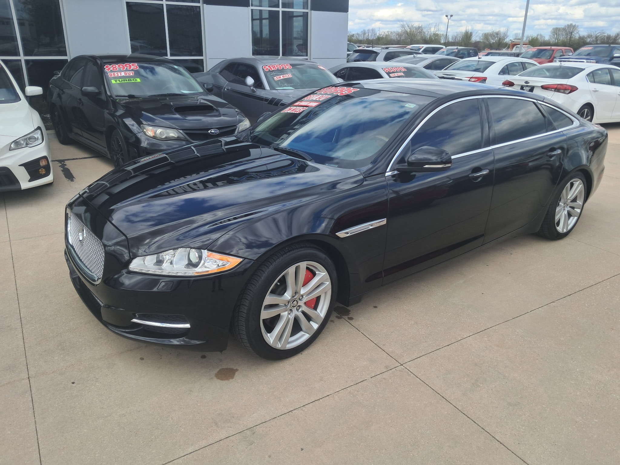 Black 2013 Jaguar XJ-Series XJL Portfolio AWD Sedan All-Wheel Drive 8-Speed Automatic