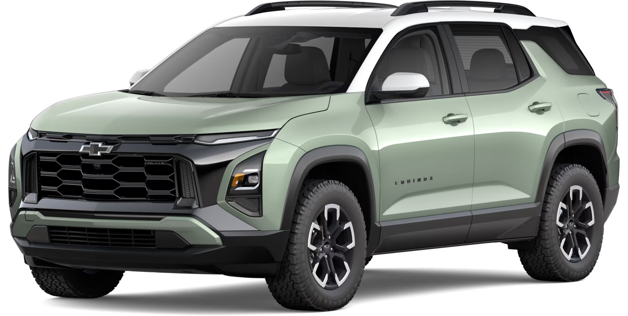 a green 2025 chevy equinox activ