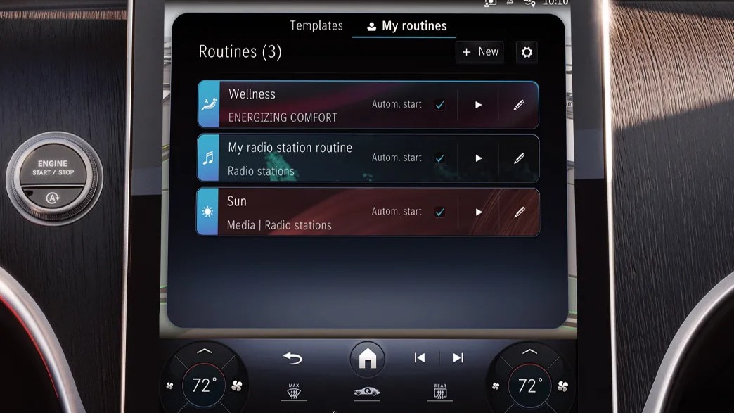 Mercedes-Benz MBUX infotainment system