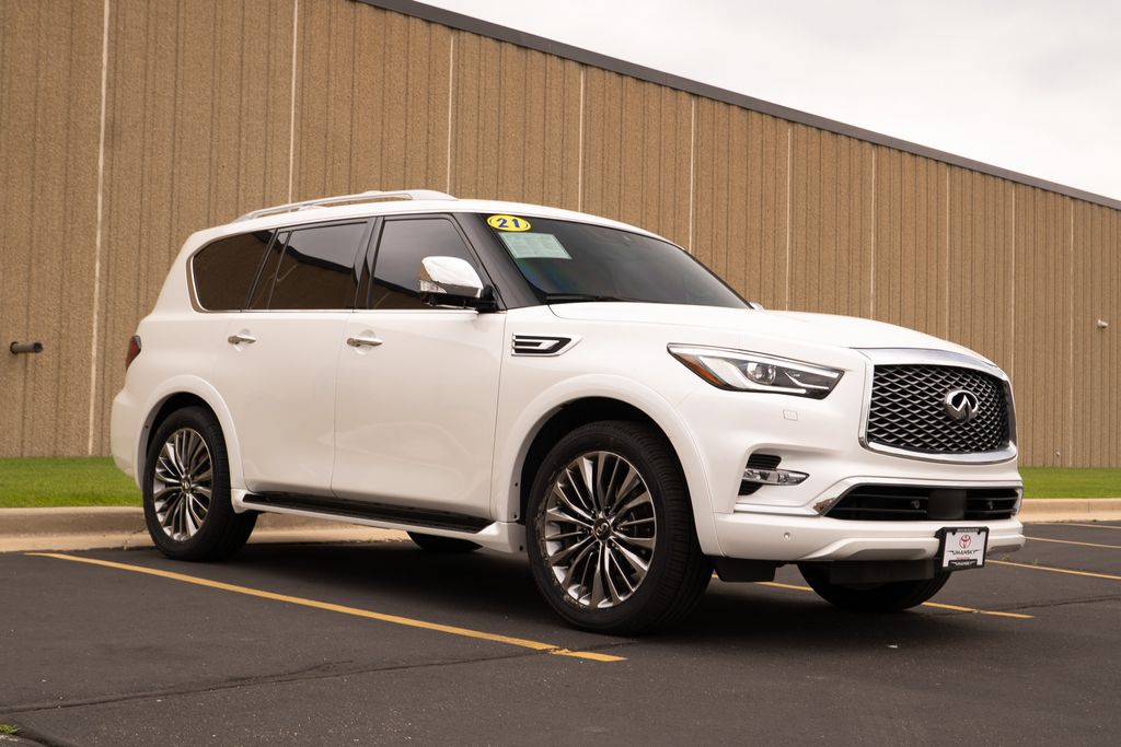 Used 2021 INFINITI QX80 Sensory 4WD with VIN JN8AZ2BE4M9272684 for sale in Milwaukee, WI